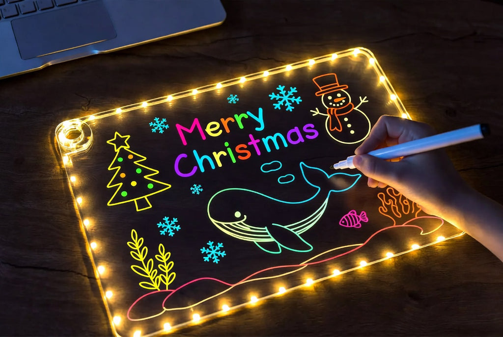Pizarra LED Mágica para Dibujar y Calcar – 20 × 30 cm ✨